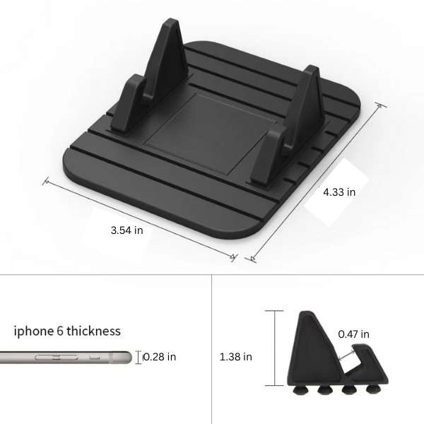 Car Phone Holder Silicone Dashboard Mount