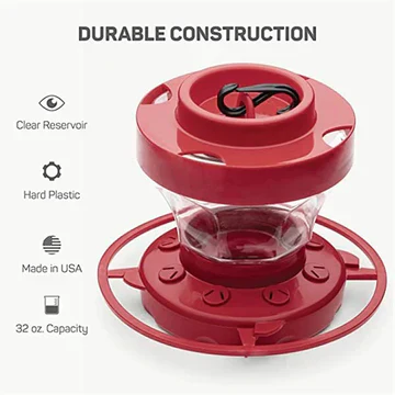 Hummingbird Feeder 16oz Hanging Bird Feeder